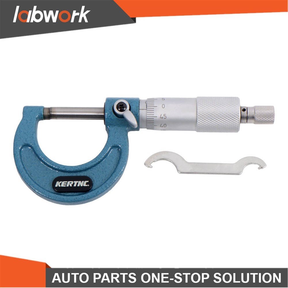 Labwork Outside Micrometer 0-1" Measuring Tool 0.0001" Graduation Set