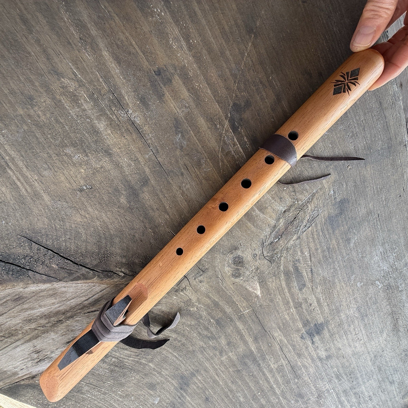 High Spirits Native American Wooden Flute ~ Key A, Made In USA