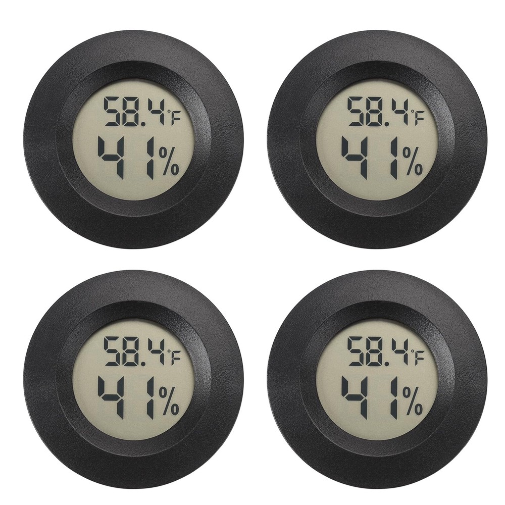 Mini Hygrometer Digital Thermometer Humidity Meter Black