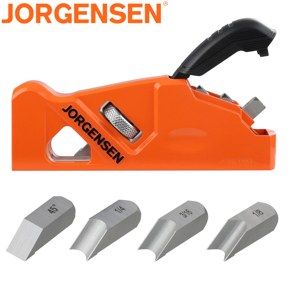 JORGENSEN Chamfer Plane Edge Corner Plane Storage Space Hand Plane 4 Cutter Head