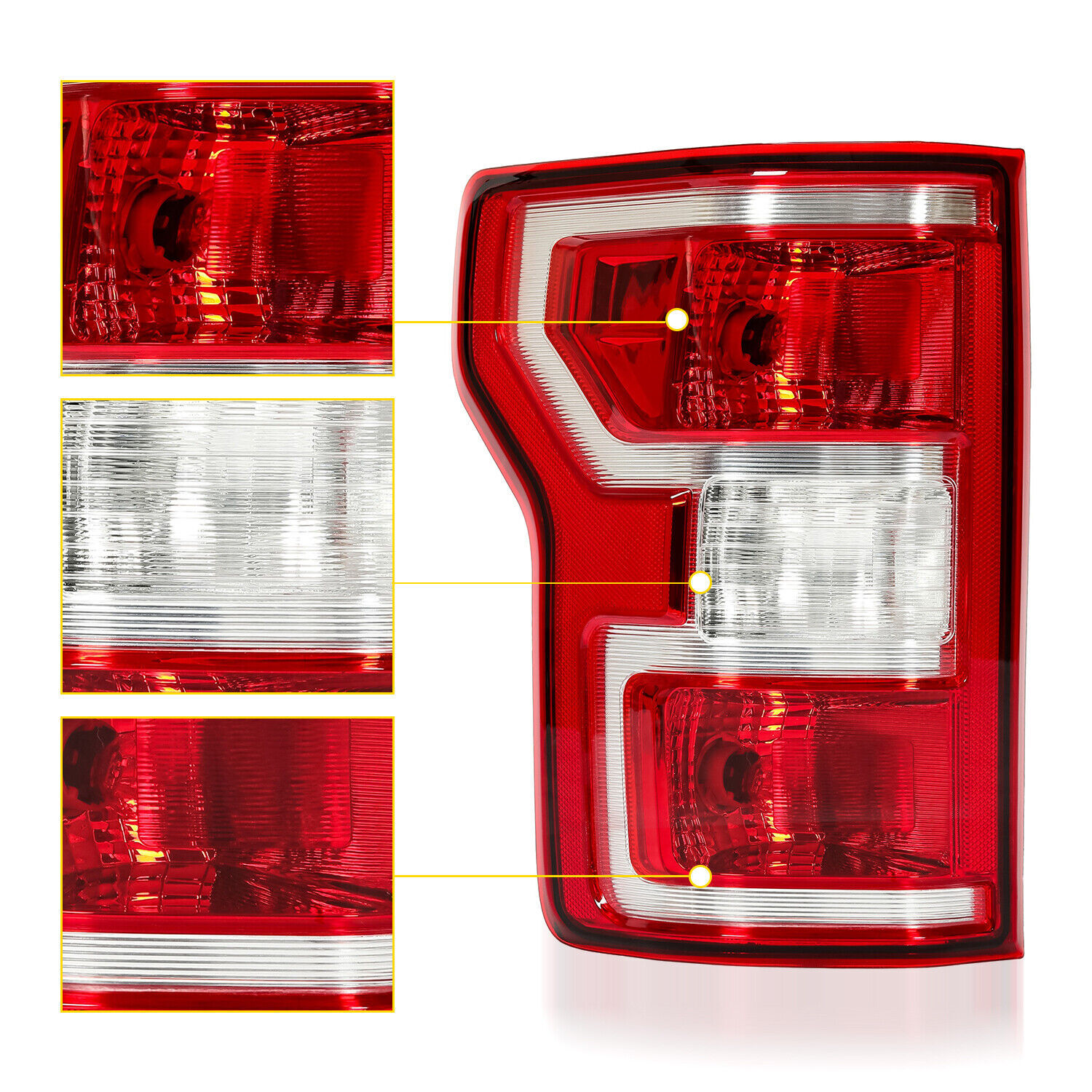 Fit For Ford F150 F-150 Pickup 2018 2019 2020 Brake Tail Lights Lamps Left+Right