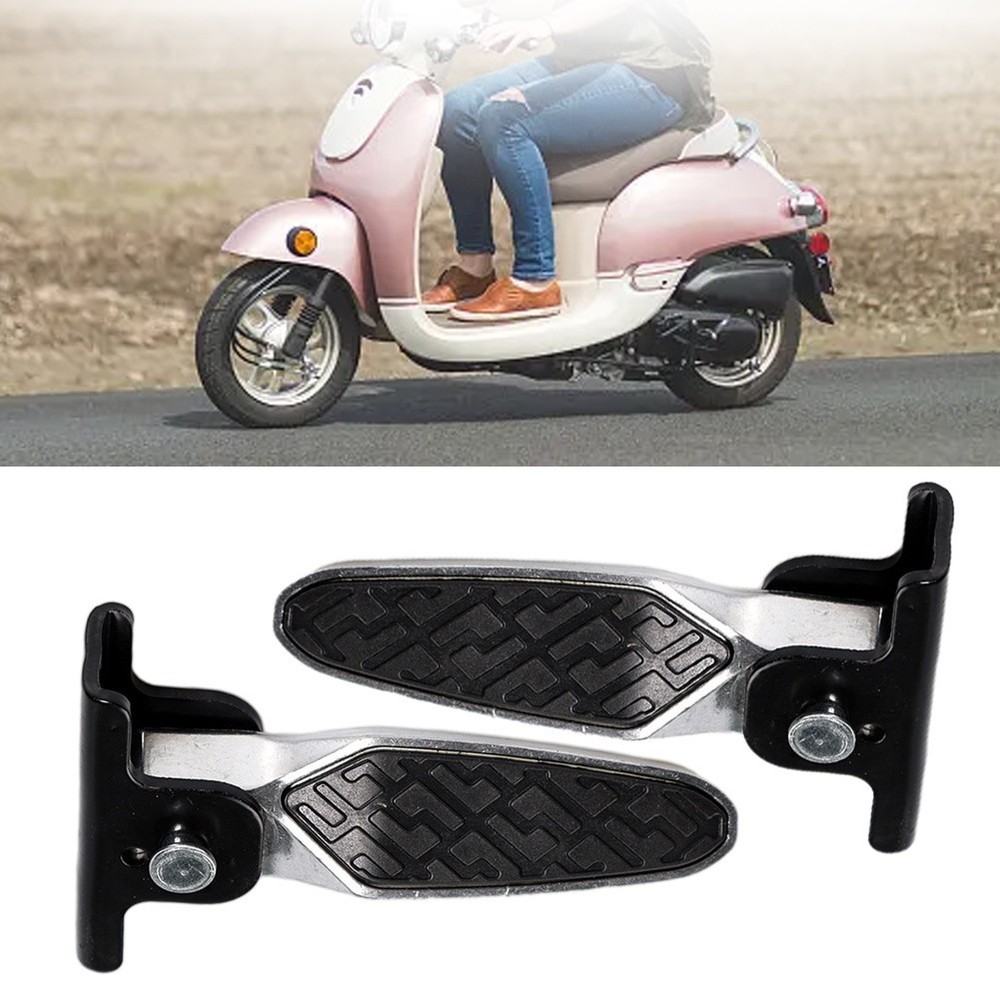 Scooter Front Footrests with Practical Foldable Design Easy Storage Use