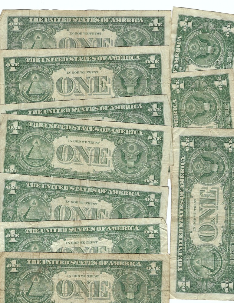 TEN SILVER CERTIFICATES