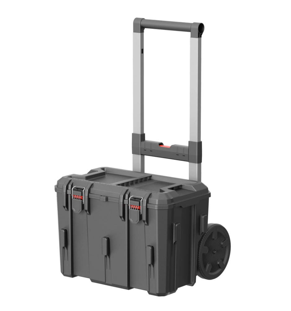 Hyper Tough Hyper Stack Heavy Duty 3 Piece Modular Rolling Toolbox System, Black