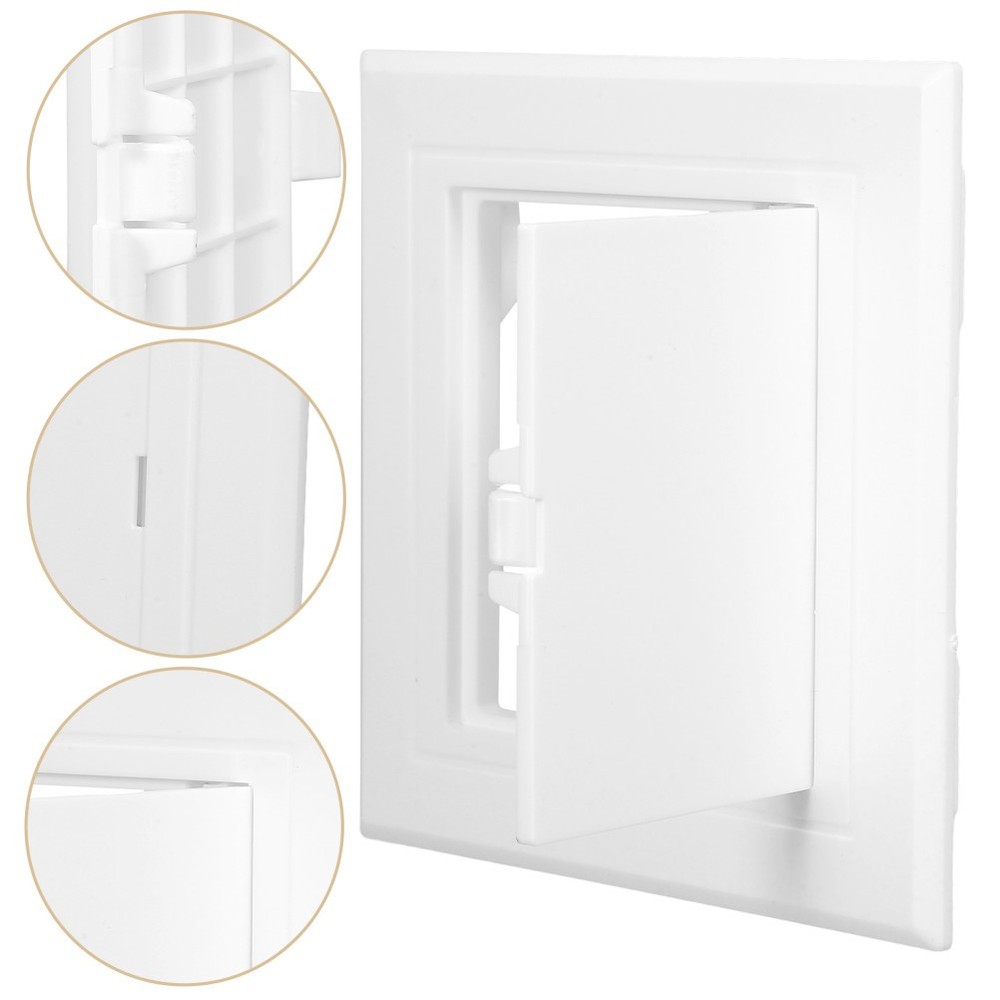 Bathroom Plumbing Access Panel Plastic Cover Plate for Drywall