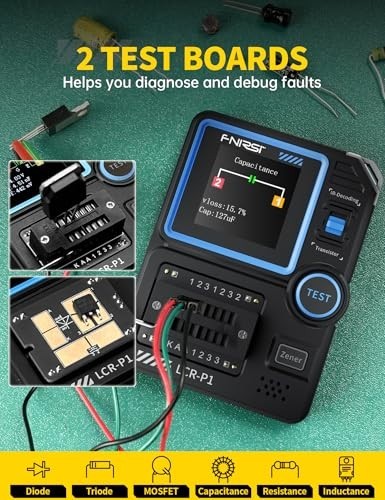 Transistor Tester LCR Meter - MOSFET, Diode, Capacitor, SMD Component Tester, ES