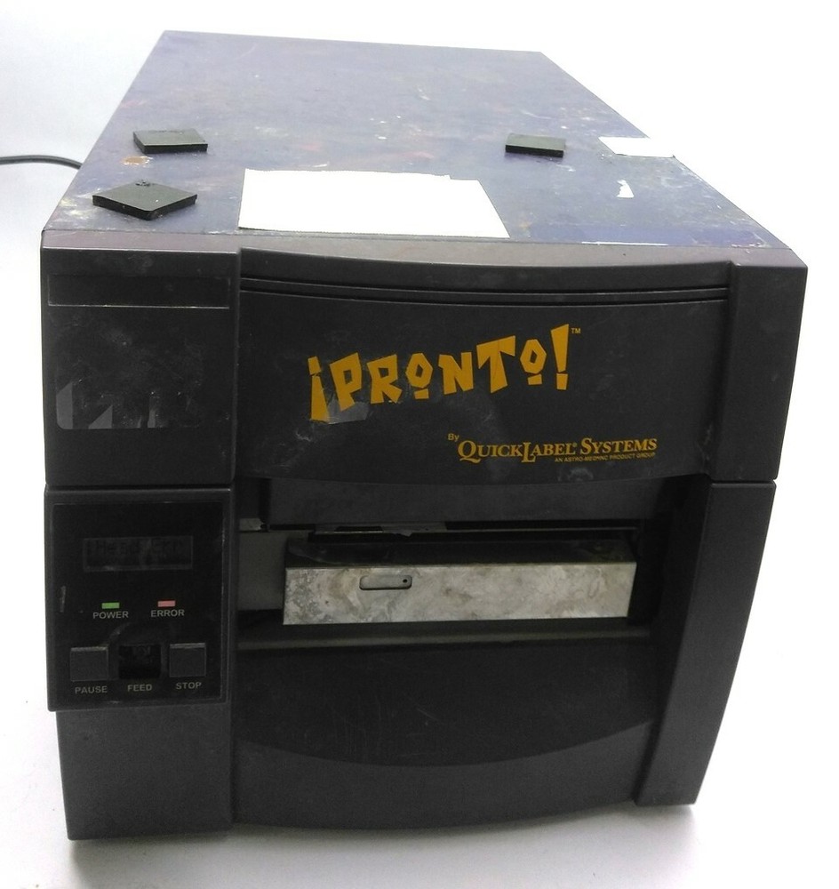 QuickLabel Systems PRONTO 472 Barcode Printer, 2-7 IPS, 203 DPI *Bad Print Head*