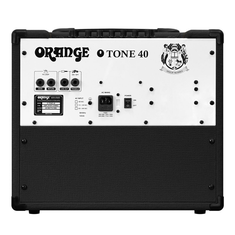 Orange O Tone 40 Class A and B Black Solid State Combo Amplifier for Home Studio