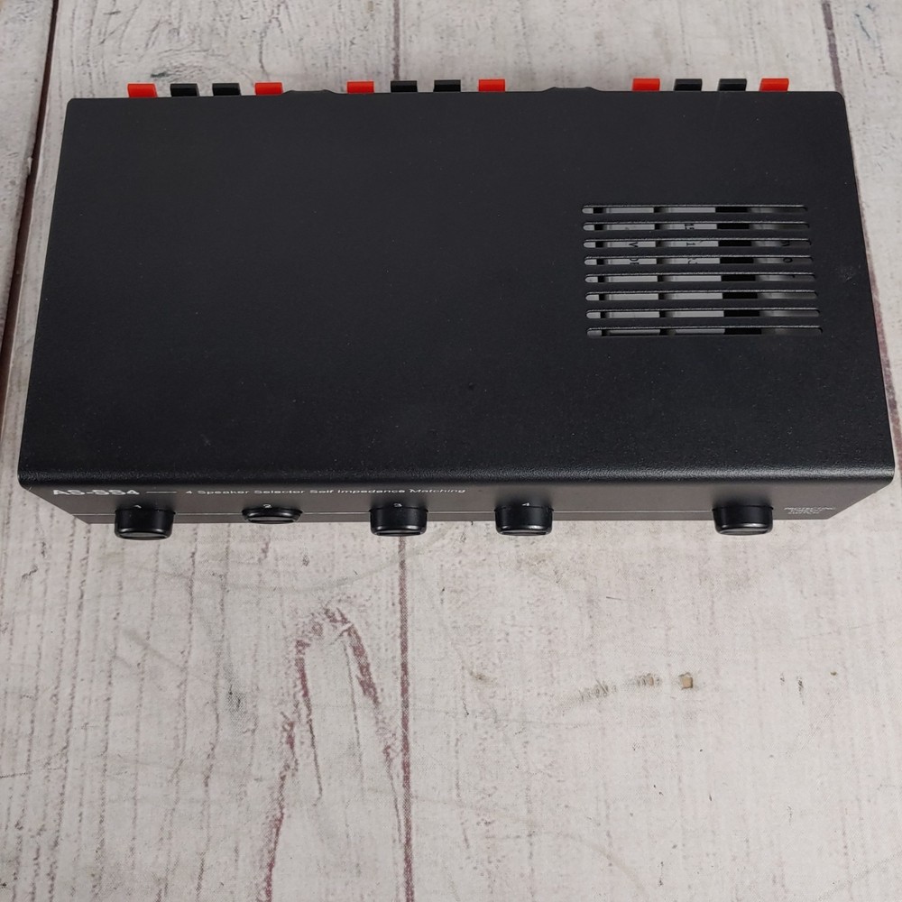 SS4 / 4-Zone Impedance Stereo Matching Speaker Selector Switch - AS-SS4 TESTED