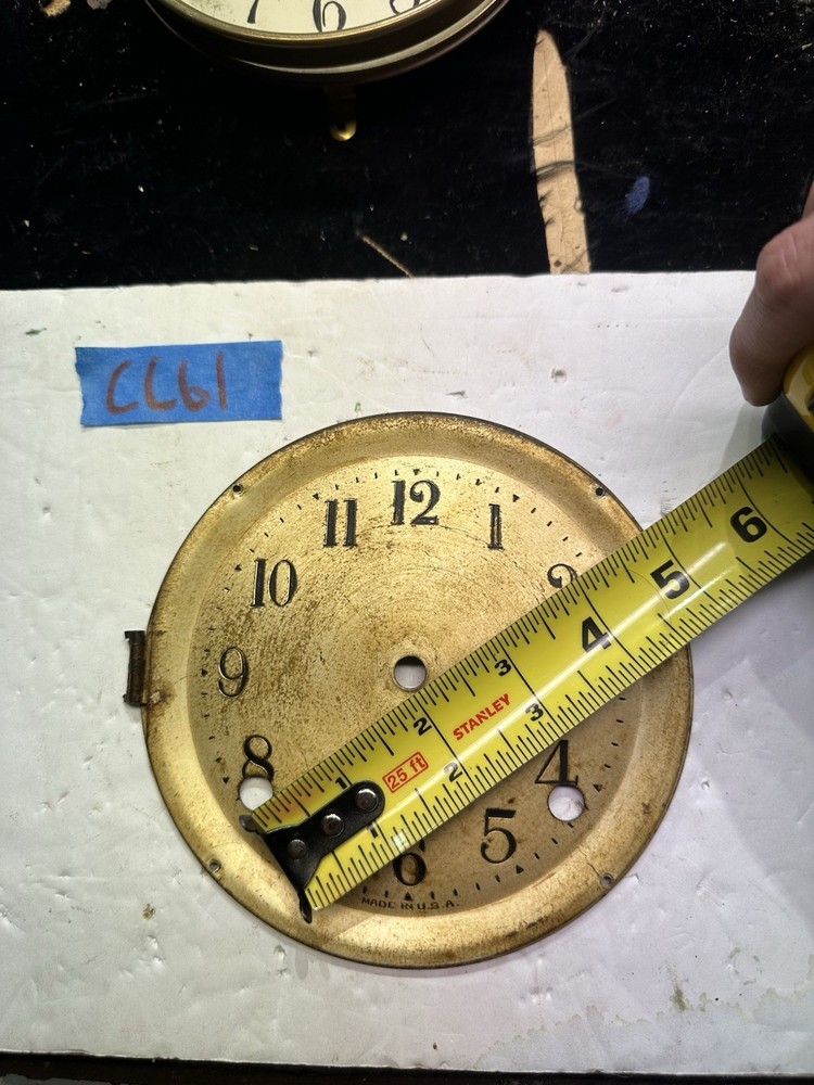 (CC61) - ANTIQUE 6" SETH THOMAS DIAL