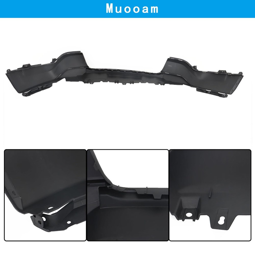 Plastic Front Lower Bumper Cover Black Replacement for Explorer 2016 2017