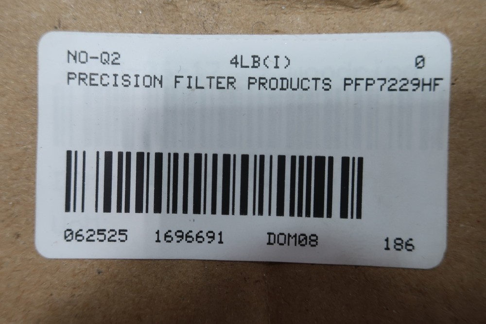 Precision Filter Products PFP7229HF Hydraulic Filter Element
