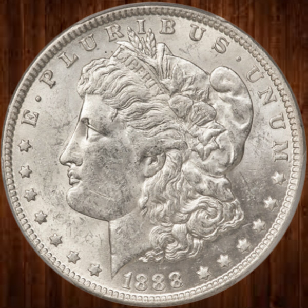 1888 O Morgan Silver Dollar, Good Condition