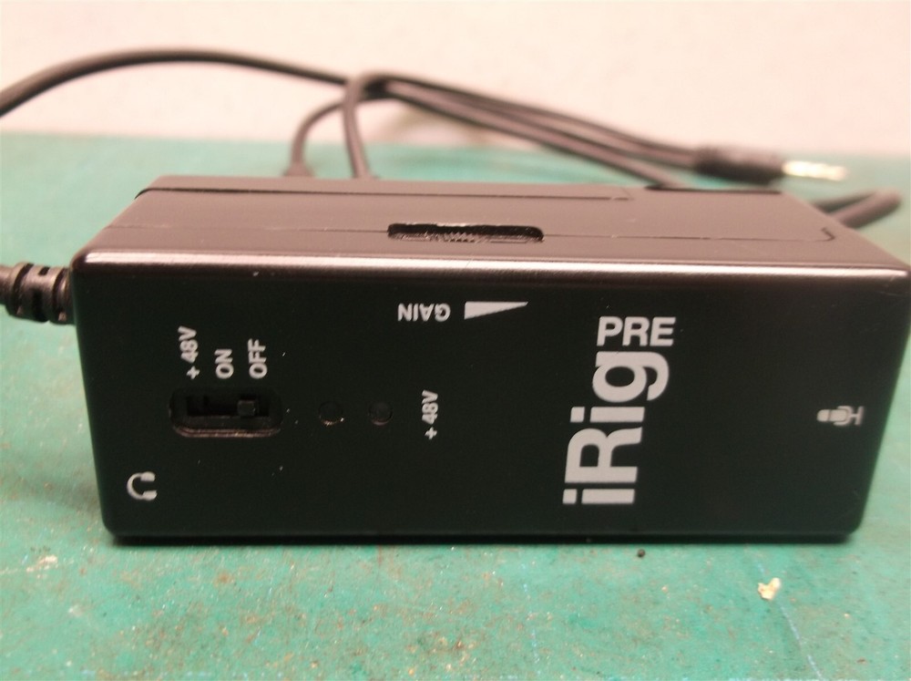IK Multimedia iRig Pre Mobile Microphone Interface for IOS IPad IPhone