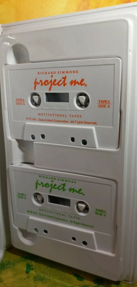 Richard Simmons Project Me Motivational Self Improvement Program Cassettes 1991