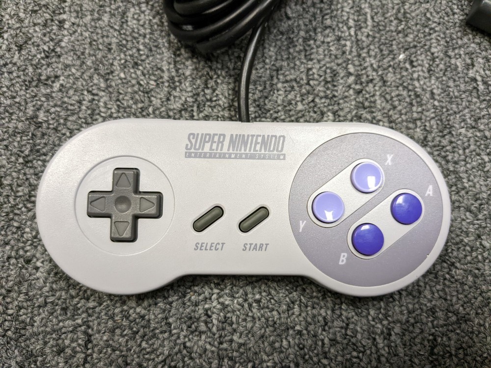 SNES Super Nintendo Original Controller Authentic OFFICIAL SNS-005, RESTORED!!!