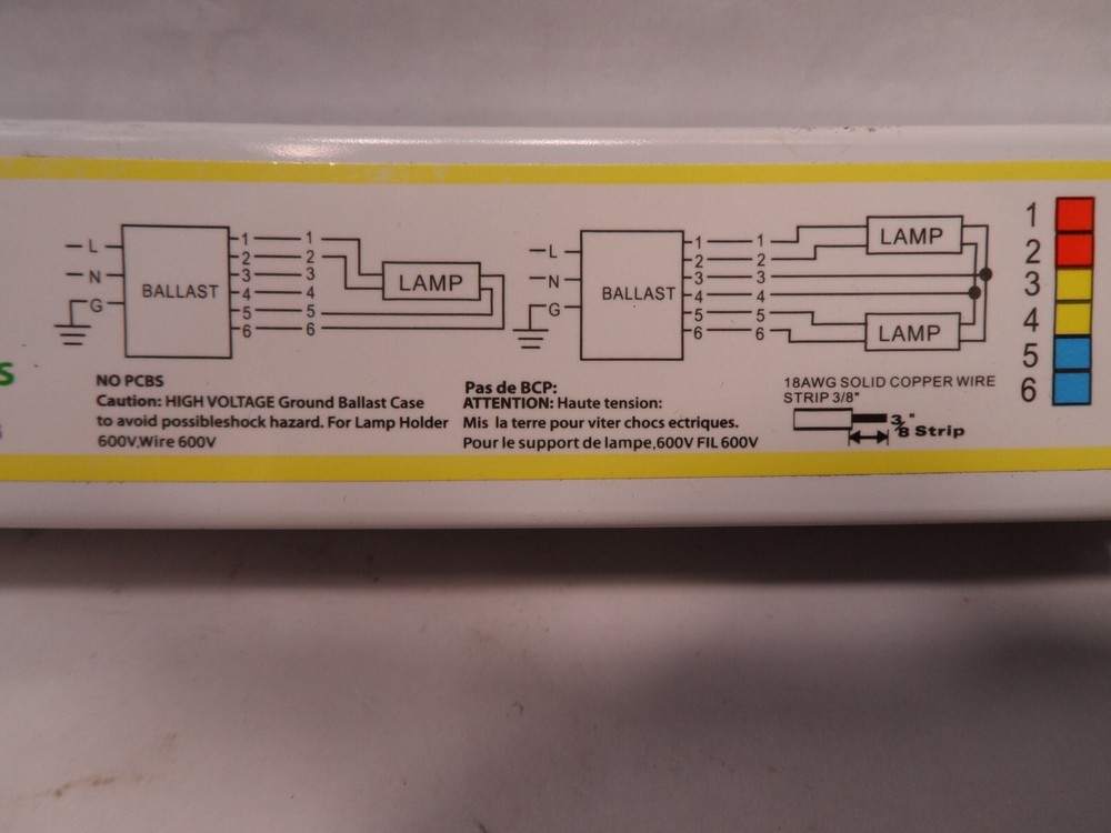 NOS Antron Electronics Electronic Ballast Programmed Start ESD-A54T5S