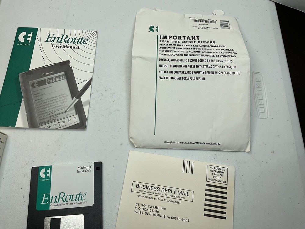 EnRoute Connecting Your Apple Newton To QuickMail Software