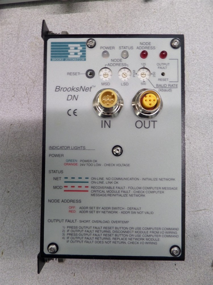 Brooks Automation 002-7391-08 Robot Wafer Alignment 105947 Robot Controller