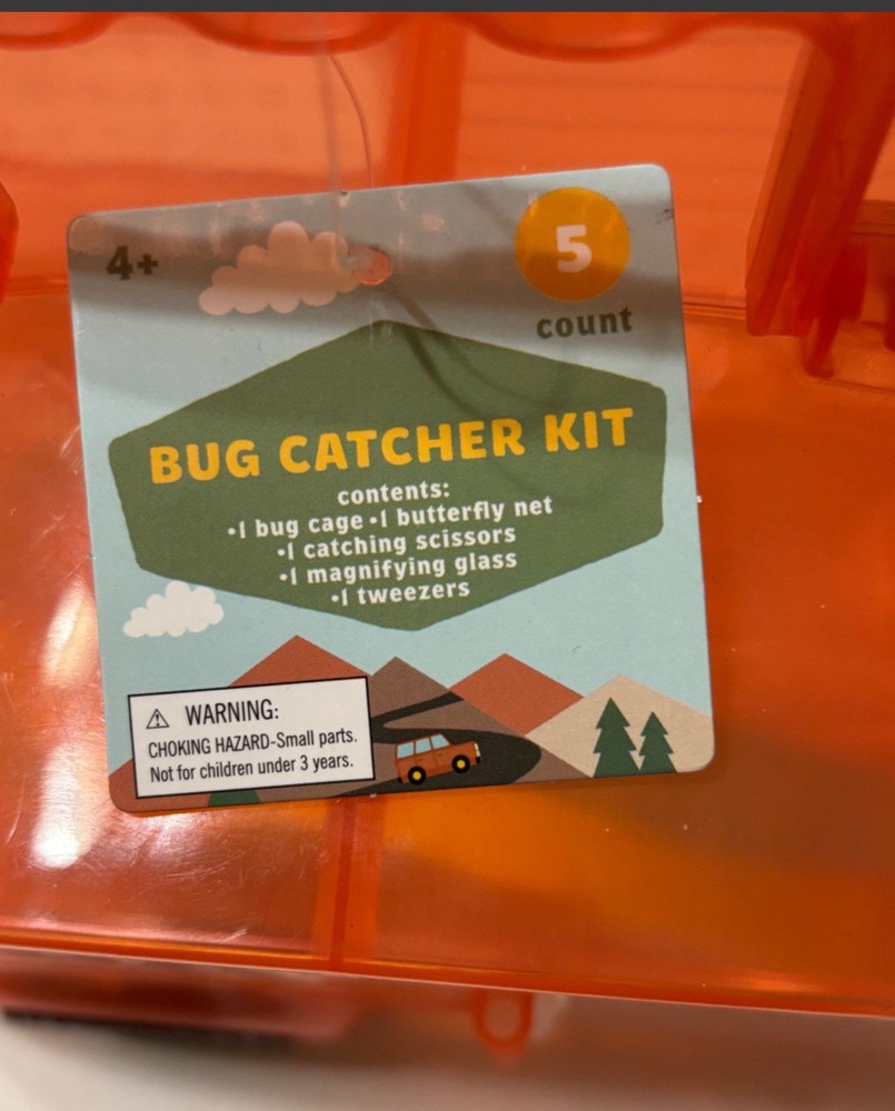 Bug Catcher Kit W/ Cage & Tools Red Camper Design