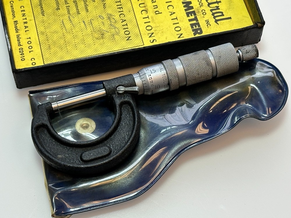 Central Tools USA 12RL 0-1” Micrometer In Original Box