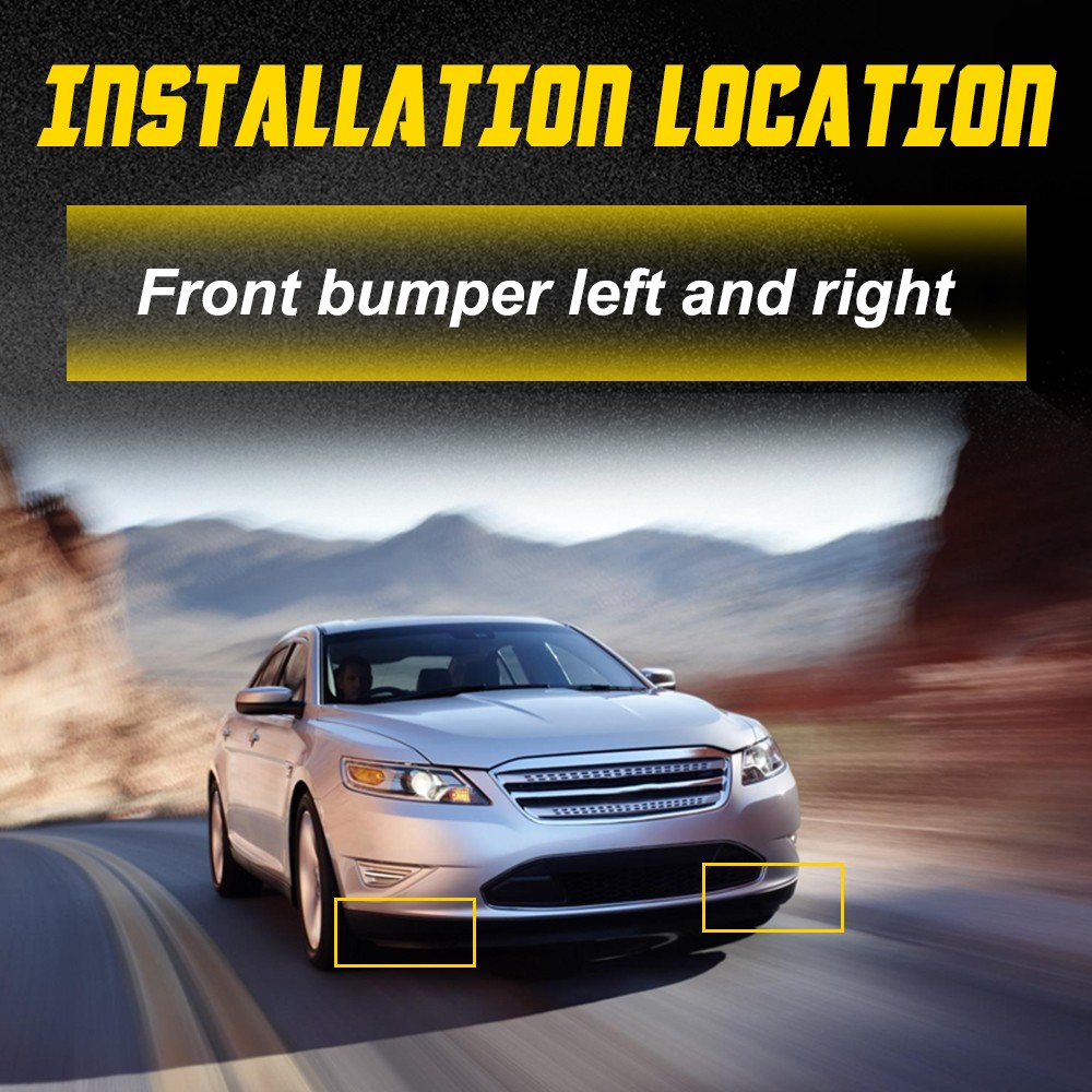 FRONT DRIVER & PASSENGER SET BUMPER SUPPORT BRACKETS FITS 2010-2019 FORD TAURUS