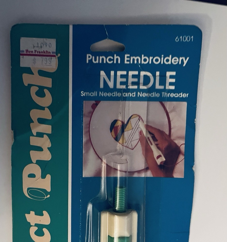 VTG 3 Purr-fect Punch USA Russian Punchneedle Loop Embroidery Tools & Threader