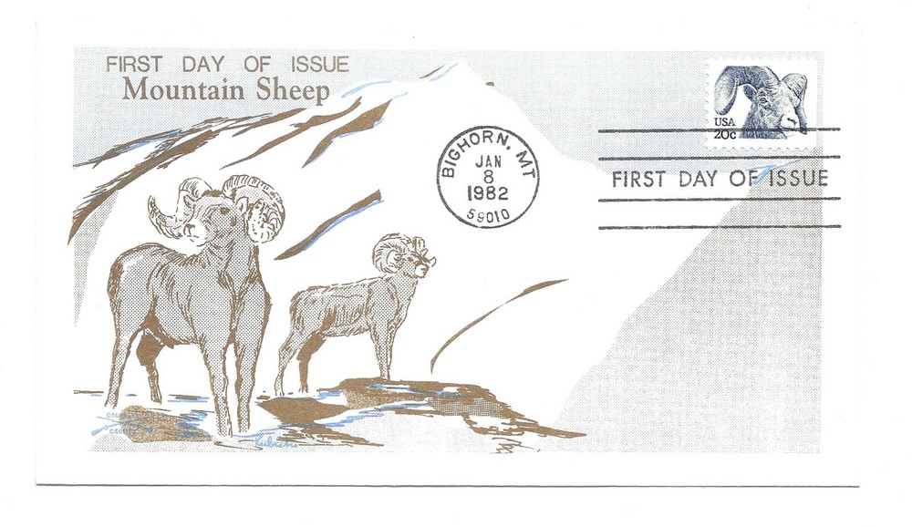 1949 Bighorn Sheep  Colonial FDC