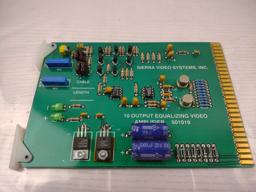 Sierra Video Systems 10 OUTPUT EQUALIZING VIDEO AMPLIFIER 501019