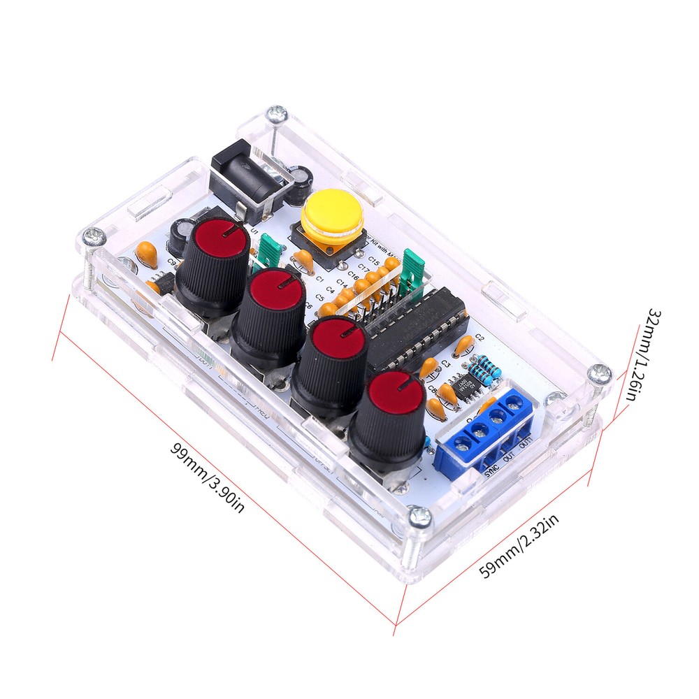 MAX038 Signal Generator DIY Kit 1Hz~20MHz Function Generator Practical M7O2