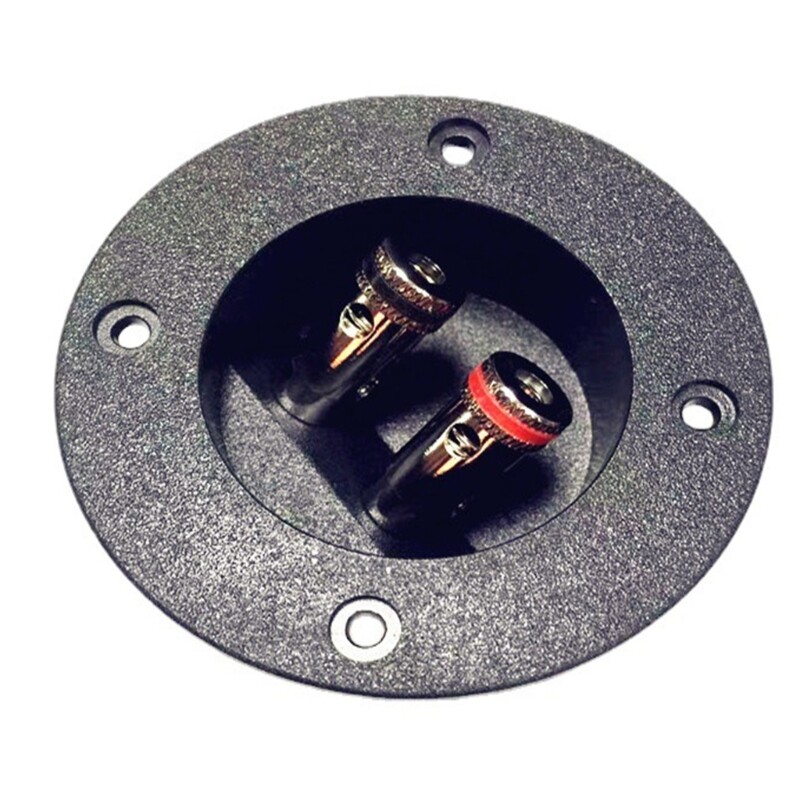 2 Way Speaker Junction Box Speaker Binding Post Cup for Subwoofer Installation