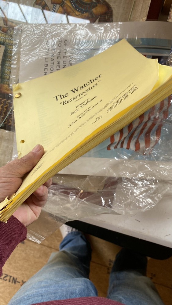 the WATCHER tv show script Paramount Pictures 1994
