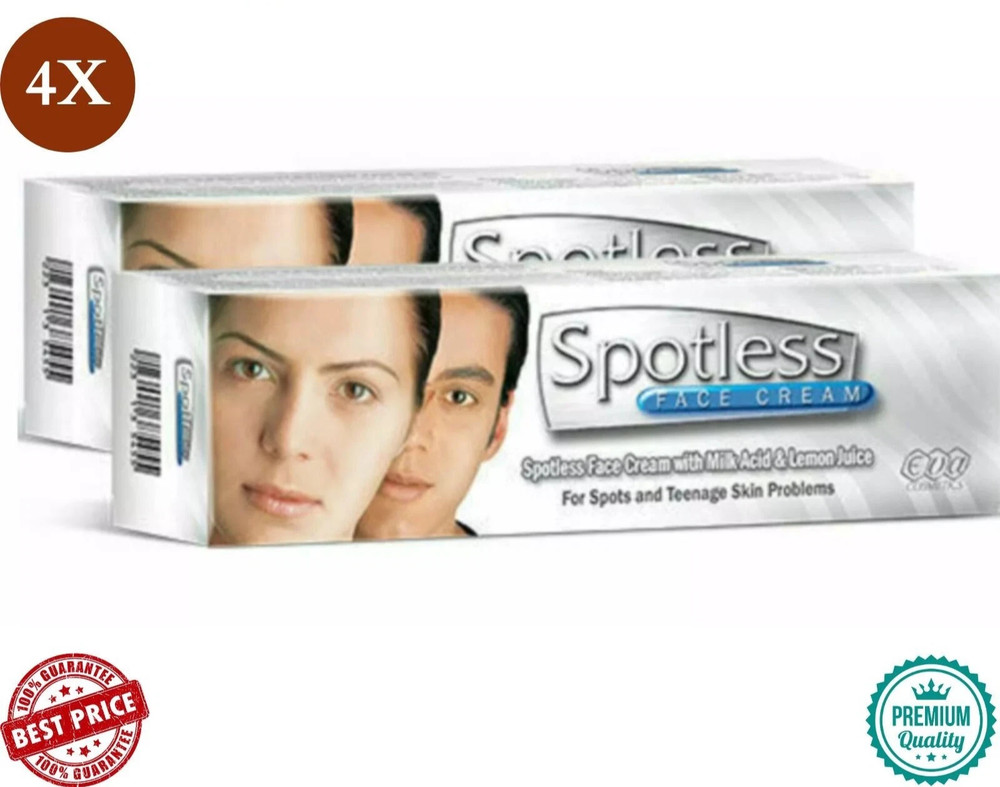 ⭐ 4 Pack X EVA SPOTLESS Face Cream For Spots