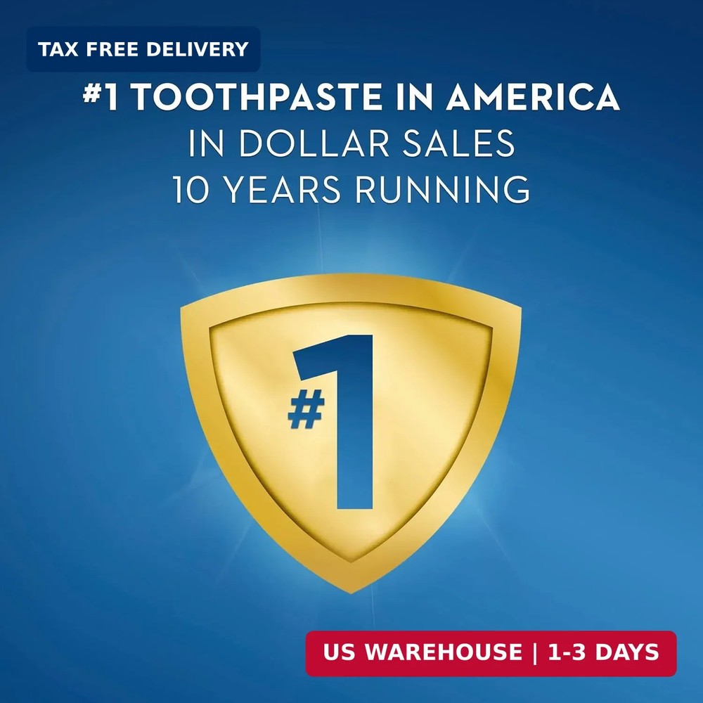 Tartar Protection & Anticavity Toothpaste with Fluoride, Regular Paste, 2.4Oz (P