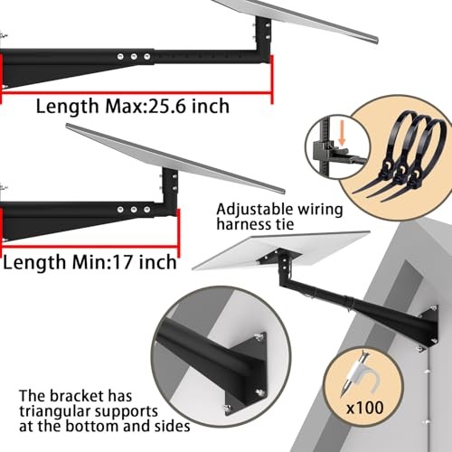 Starlink Gen 3 Extra Long Wall Mount
