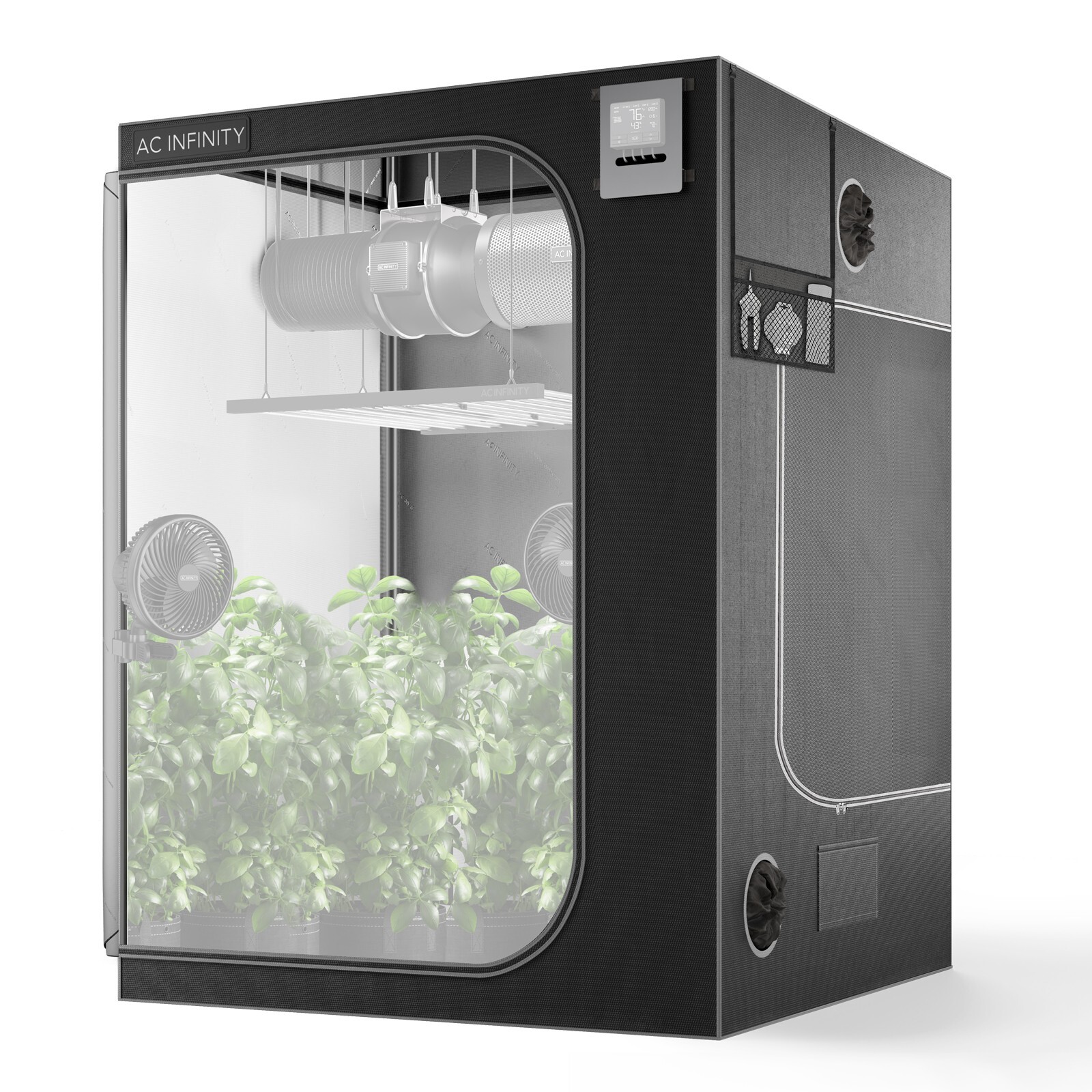 CLOUDLAB 866, Advance Grow Tent 5x5 Hydroponics Indoor Plant Box 60” x 60” x 80”