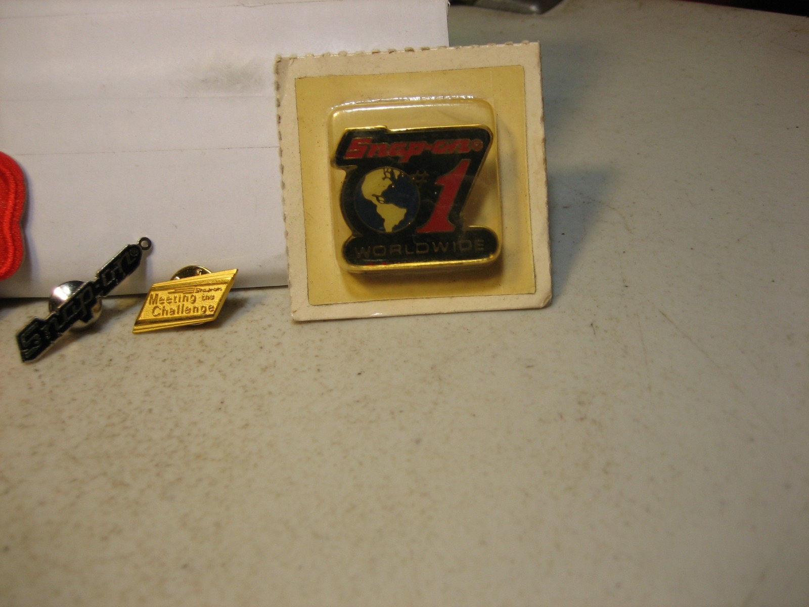 SNAP-ON LOGOS/PINS (4 PIECES) NEW