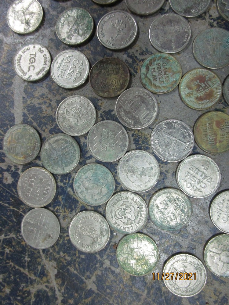 1lbs Vintage Carnival Game Tokens