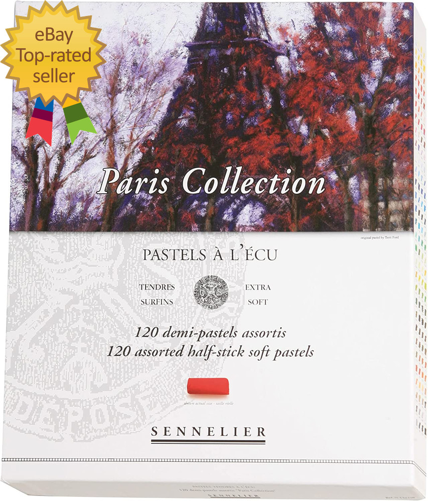 Soft Pastels Half Stick Set 120/Pkg-Paris Paris