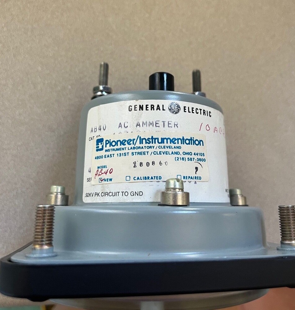 GENERAL ELECTRIC AB40 AC AMMETER 222
