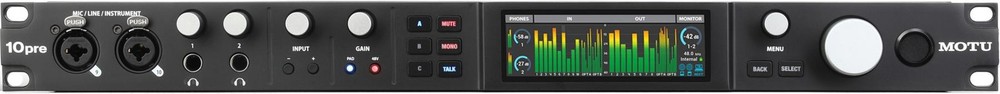 MOTU 10pre Thunderbolt 4/USB4 Audio Interface