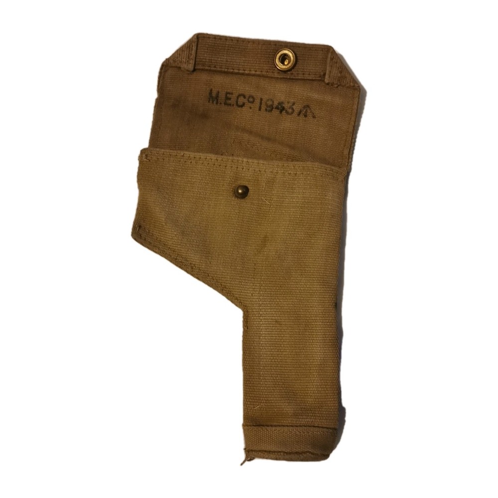 British Army WW2 1937 Pattern Webbing MECo 1943 Dated Pistol Holster 37 Pat
