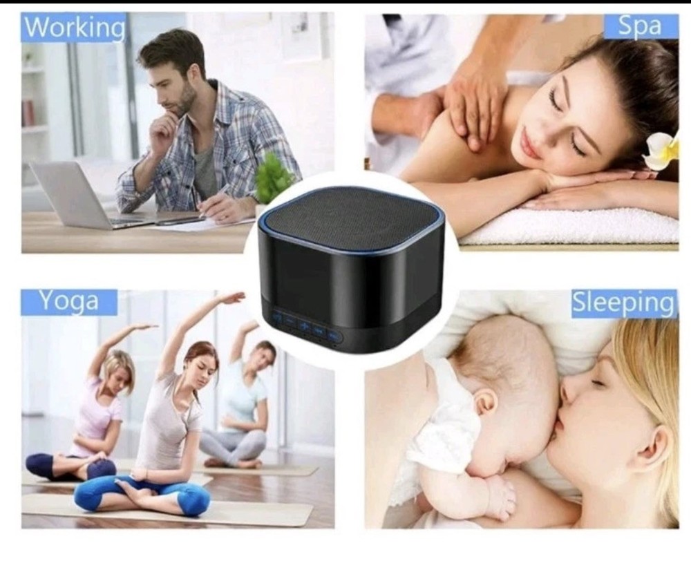 Magicteam Sound Machine White Noise Machine with 20 Non Looping Natural Sooth...