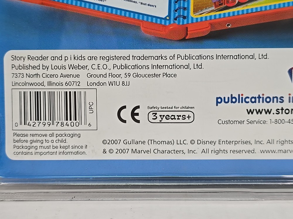 NEW Thomas & Friends STORY READER 3 Books & Cartridge Train Engine Learning Gift