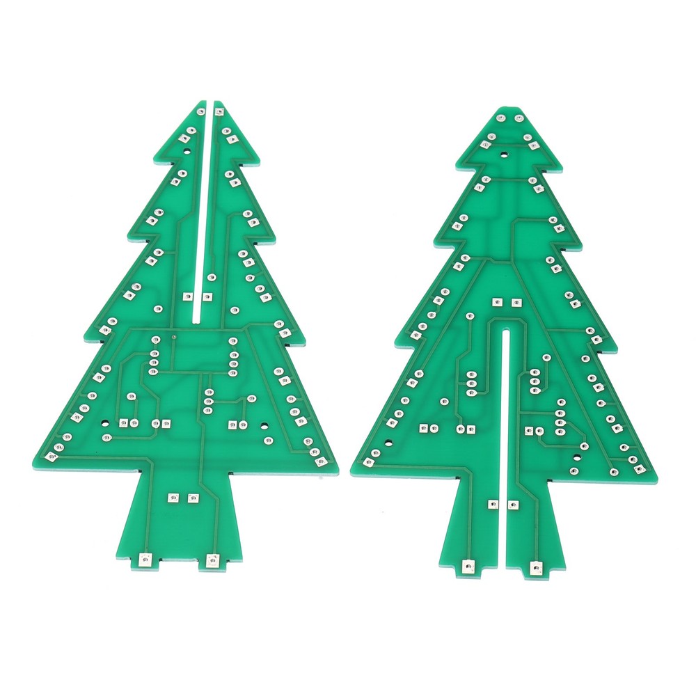 Soldering Practice Board, 1 Set Electronics Kit PCB Board DIY LED Christmas Tree