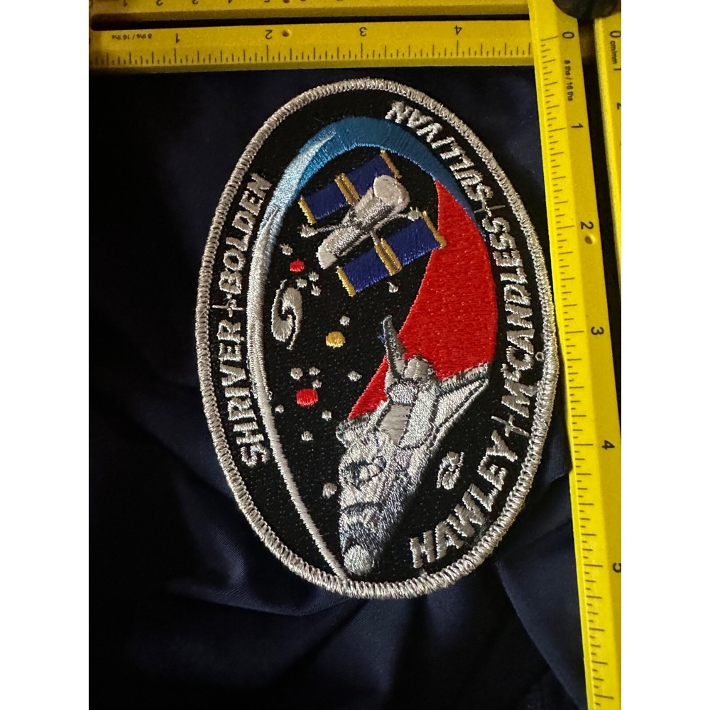 NASA Space Shuttle Hubble shriver bolden Hawley Sullivan mccandless Patch