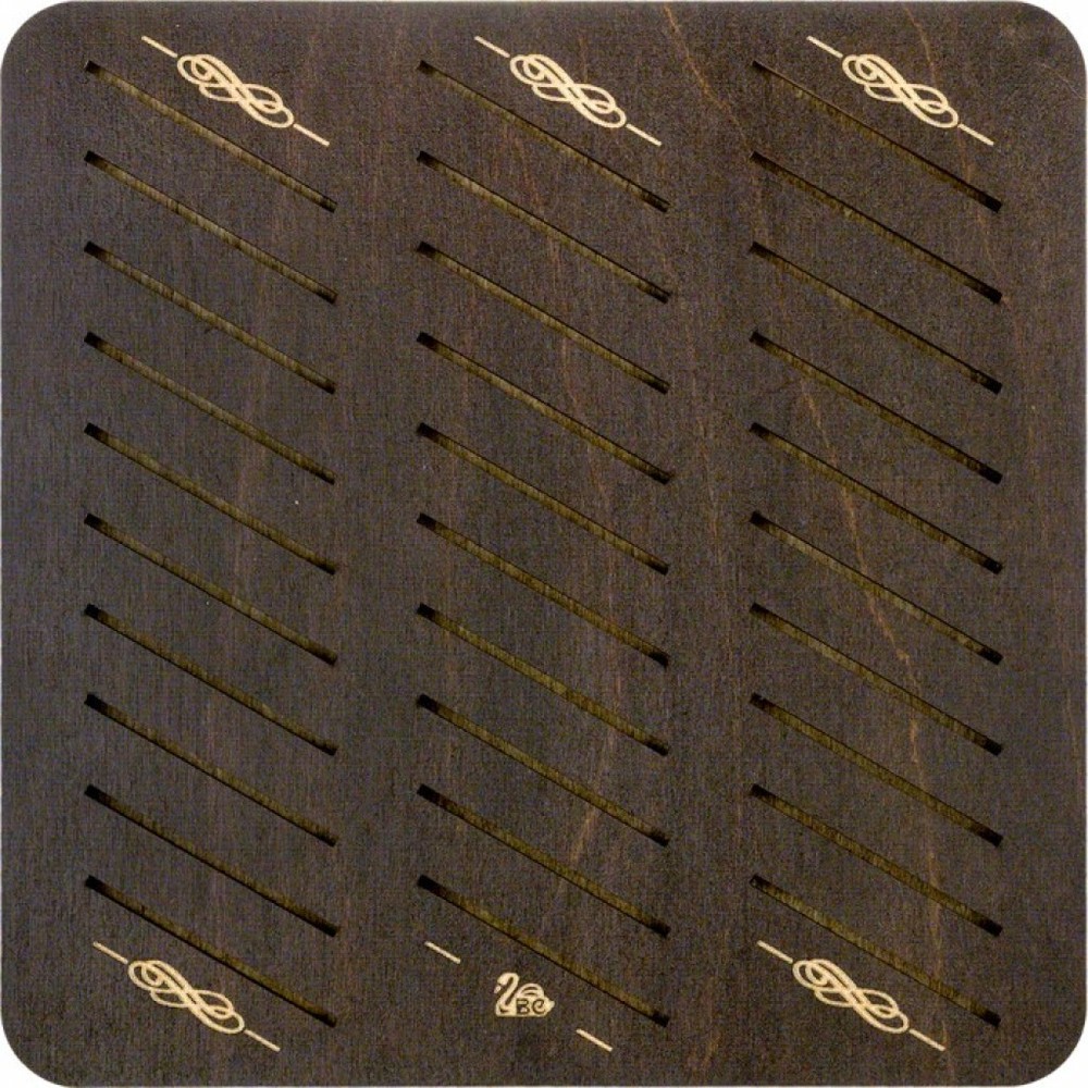 Plywood Needlework Box + 32 spools Needlework Organizer Thread/Floss organizer