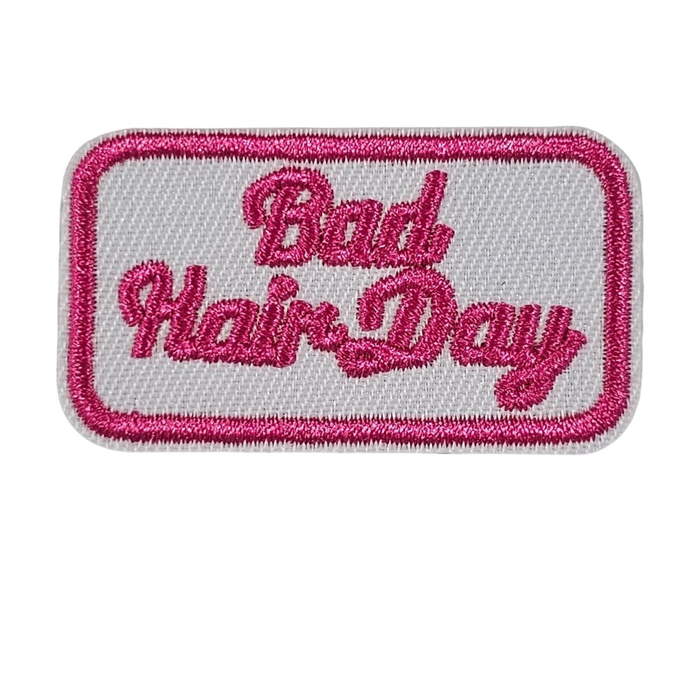 Bad Hair Day - Embroidered Patch