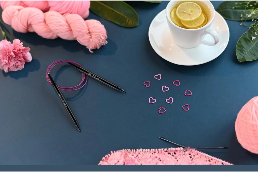 Svartur Interchangeable Circular Knitting Needles Set, with Assorted Circular Kn