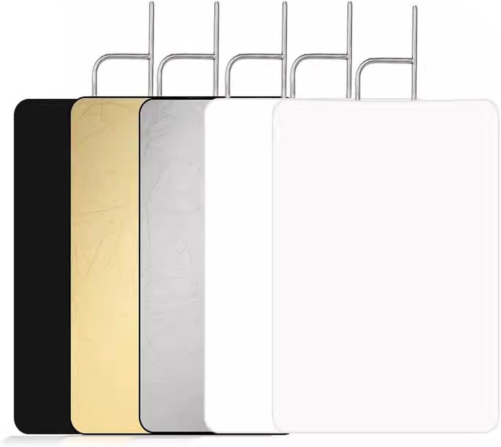 30"X36"/75X90Cm Light Reflector Flag Panel Kit, 5-In-1 Diffusion Scrim Transluce
